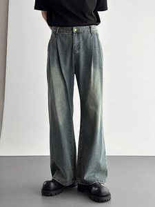 Pantalones Vaqueros para Hombre Manna Stitch con Detalle de Costura Miracle Food, Corte Relajado, Heavenly Supplier - Product Image 1