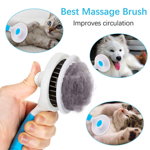 Long Hair <b>Pet</b> Comb for Cat Dog Dense Pin <b>Brush</b> with Fine Teeth for Matted Fur and Deshedding - Product Image 4