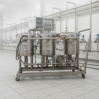 Système de nettoyage électrique pour équipement de brassage de bière CIP 50 litres, 100 litres, 200 litres