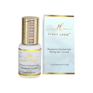 Pinky Leem Private Label Eyelashes <b>Glue</b> 6~8 Weeks Transparent <b>Glue</b> clear Low Humidity <b>Latex</b> Free Lash <b>Glue</b> - Product Image 2