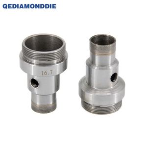 ดอกสว่านแกนเพชรสำหรับงานเผาแบบปรับแต่งได้ก้านเกลียวเปลือกหอยทะเลขนาด5มม. 6มม. สำหรับเหล็กหินอ่อนสำหรับเจาะเปลือกทะเล - Product Image 1