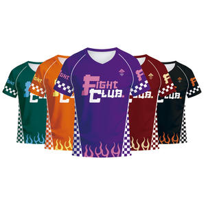 Camiseta Deportiva Personalizada de Poliéster con Mangas Raglán para Hombre, Diseño de Cuello en V, Impresión por Sublimación, Camiseta de Fútbol - Product Image 6