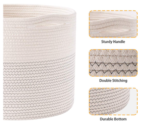 ตะกร้าซักผ้าจัดเก็บสำหรับบ้านและโรงแรม - Product Image 2