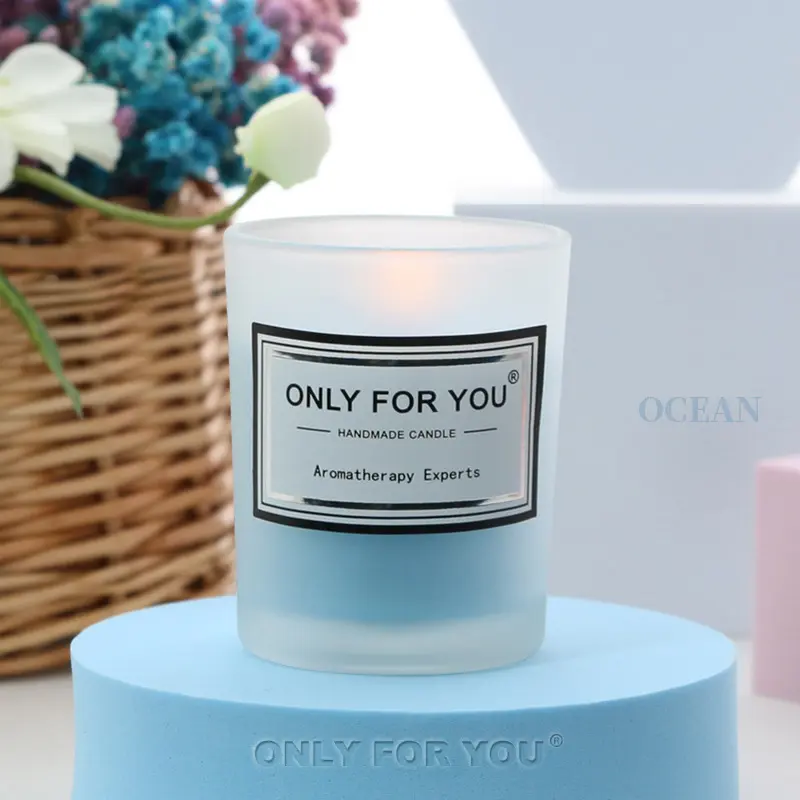 Custom Label Luxury High Quality Trendy Candles With Jar Box Scented Soy Wax Candles For Birthday Valentines Gift Candle