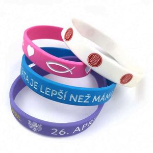Pulsera de Silicona Personalizada con Logotipo, Artículo Promocional de Moda para Eventos - Product Image 1
