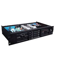 Amplificateur de puissance numérique professionnel 4 canaux 4*450W Haute qualité 2U pour applications scéniques Impédance 4 Ohms Boîtier métallique