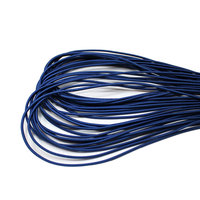 Décoration Stretch Cap String Coloré 2mm Polyester Tressé Rond Cordon Élastique pour Sport Pantalon Vêtement