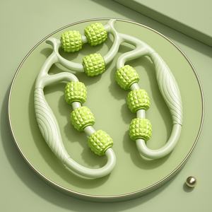 Venta al por mayor multifunción EVA Yoga ejercicio músculo masaje relajación rodillo anticelulitis anillo Clip pierna rodillo - Product Image 1