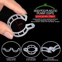 Clips de verrouillage de plante de tomate en plastique PLA biodégradable d'échantillon gratuit de vente d'usine pour vigne de tomate fixe
