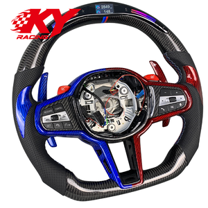 Volant en fibre de carbone avec écran LED pour BMW LCI M340i G22 G42 G29 G20 G21 G23 G26 G80 G81 G82 2018 - 2025 - Product Image 3