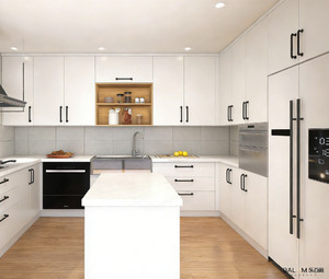 Fournisseur d'armoires de <span class=keywords><strong>cuisine</strong></span> OEM avec dimensions, couleurs et configurations de quincaillerie personnalisées - Product Image 2