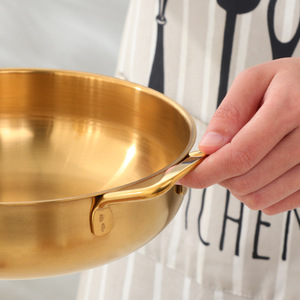 Hot Selling Golden Stainless Steel <strong>Kitchenware</strong> <strong>Cookware</strong> <strong>Sets</strong> for Soup Cooking with Induction Metal Material - Product Image 4