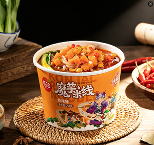 Nouilles de riz au taro Fuyuan, prêtes à manger, faible en <span class=keywords><strong>calories</strong></span>, épicées, nourriture de célébrité d'Internet pour perdre du poids - Product Image 1