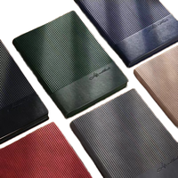 Coffret cadeau d'entreprise Carnet de notes en cuir artificiel pouvant être personnalisé Carnet de notes en cuir PU à couverture rigide A6 A5 A4