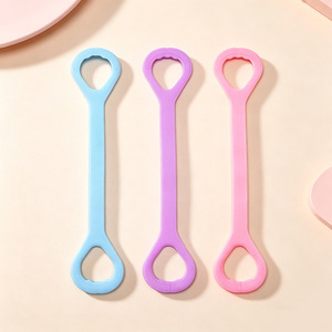 Figure Eight Resistance <b>Band</b> Silicone Portable Back Stretching Rope For Women Home Fitness <b>Exercise</b> Equipment - Product Image 2
