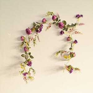 Rosas Artificiales en Forma <span class=keywords><strong>de</strong></span> Arco para Decoración <span class=keywords><strong>de</strong></span> Techos, Tuberías <span class=keywords><strong>de</strong></span> Aire Acondicionado, Graduaciones, Pascua, Bodas, Interiores/Exteriores, Flores Artificiales - Product Image 5