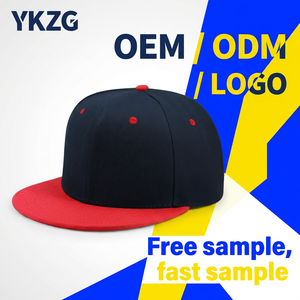 Casquette Snapback Bicolore de Haute Qualité <span class=keywords><strong>Bleu</strong></span> <span class=keywords><strong>Marine</strong></span> Rouge à Visière Plate 6 Panneaux, Casquette de Baseball Personnalisable avec Logo, Vierge, Style Hip Hop, Chapeau de Sport, Vente en Gros - Product Image 2
