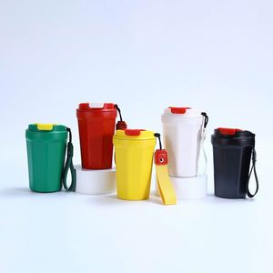 Mug à café isotherme en acier inoxydable 304, forme octogonale, portable, pour les voyages en plein air, cadeau d'affaires - Product Image 1