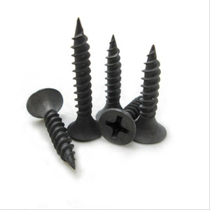Tornillos autoperforantes Dongming de rosca gruesa negros M3.5 con cabeza de fregadero para paneles de yeso y tableros de pared - Product Image 3