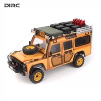 D1RC D110 Defender Camel Trophy 2 vitesses, châssis métallique, échelle 1/10, camion télécommandé tout-terrain pour adultes - Voiture de qualité professionnelle