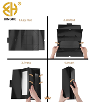 Boîte cadeau à fermeture magnétique personnalisable avec logo, écologique et biodégradable, adaptée à l'emballage des boissons