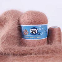 Strick garne Lieferant Günstigster Großhandel Umwelt freundliche Baby Kaschmir Baumwolle Blended Natural Plüsch Nerz Garn Für Hands tricken