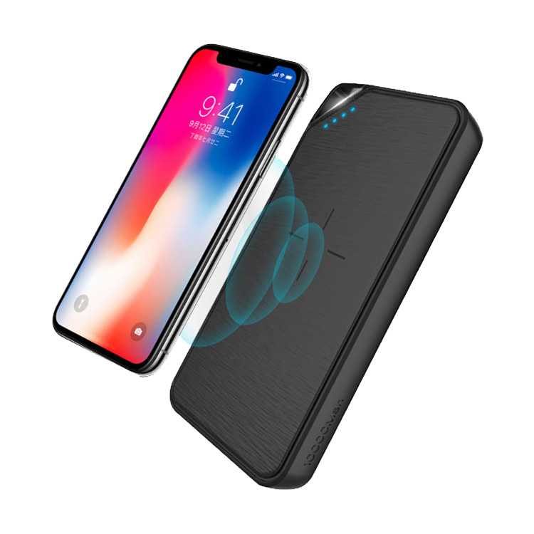 Двухстороннее быстрое зарядное устройство типа C портативные зарядные устройства Pro 10000 мАч 10 Вт Беспроводная портативная зарядка для мобильных телефонов и ноутбуков