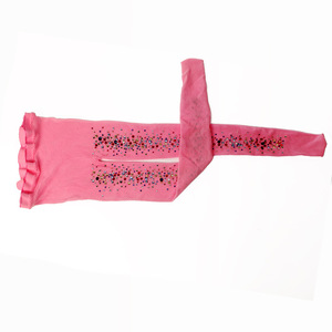 Collants résille sexy pour femmes, ornés de strass brillants et colorés, transparents et très élastiques, pour clubbing - Product Image 3