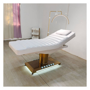 Hochwertiges elektrisches Gesichts bett Profession elles Luxus Gold 3 Motoren Spa Salon Bett Kosmetischer <span class=keywords><strong>Massage</strong></span> tisch Beauty Bed - Product Image 2