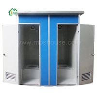 Toilettes portatives au design moderne Assemblage facile pour les écoles, les parcs, les salles de bain et l'extérieur Fabriqué en acier et panneau sandwich