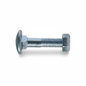 Vite bullone in acciaio 4.8 con dado esagonale TTDE 10X160mm DIN 603 + DIN 555 dadi placcati in zinco - Product Image 2