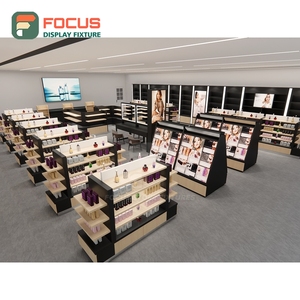 Custom Store Project Melamine Display Island Project Contractor Cosmetic Shop Design - Product Image 4