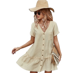 <span class=keywords><strong>Aloha</strong></span> personalizzato stile <span class=keywords><strong>Hawaii</strong></span> 100% Rayon camicia donna abito da vacanza stile floreale tropicale stampa Casual festa - Product Image 1