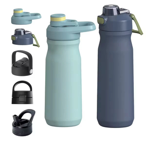 Custom Logo <b>750ml</b> Double Wall Insulated 304 Stainless Steel Bike Water <b>Bottle</b> for Road Cycling and Mountain Riding - Product Image 1