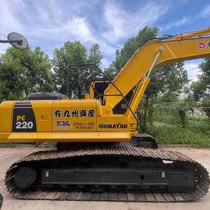 ¡Venta caliente usada maquinaria de construcción de movimiento de tierra del excavador de Komatsu PC220 con certificado CE/EPA mejor precio! - Product Image 4