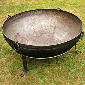 China madeira queima 60-150cm corten aço carbono fogo tigela externa cauldron fogo pit