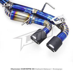 Pièces d'échappement à soupape personnalisées pour Chevrolet <span class=keywords><strong>Corvette</strong></span> <span class=keywords><strong>C8</strong></span> Stingray Z51 2019-2025 Silencieux d'échappement avec échappement d'essieu de soupape de stock - Product Image 6