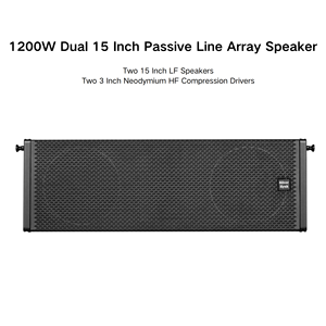 Dual <span class=keywords><strong>15</strong></span> pulgadas bidireccional 1200W <span class=keywords><strong>Line</strong></span> <span class=keywords><strong>Array</strong></span> Audio profesional Pequeño altavoz de concierto de escenario - Product Image 2