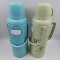 Thermos à double paroi de 2,0 L, grande capacité, réutilisable, isolation 24 heures, écologique, anti-corrosion, pour eau chaude et froide