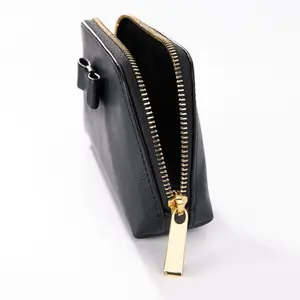 Portefeuille de beauté en cuir Saffiano, merchandising personnalisé - Product Image 2