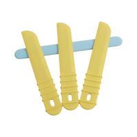 Bâtonnets d'agitation en silicone réutilisables, spatules à cire antiadhésives, grattoirs pour l'épilation, bâtonnets à cire et applicateurs d'épilation pour la maison et le salon