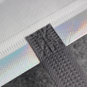 Sacs fourre-tout en non-tissé colorés, recyclables, imprimés avec logo personnalisé, épais, imperméables, réutilisables et laminés - Product Image 5