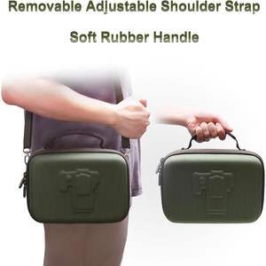 Étui pour appareil photo compatible avec Canon EOS Rebel T7/R50/R6 Mark <span class=keywords><strong>II</strong></span>/R100/R50 V/T6/R8/R10/R5, avec 4 séparateurs et bandoulière - Product Image 6