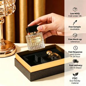 Premium Custom Lid and Base Cardboard <b>Box</b> 30ml 50ml Luxury Perfume <b>Bottle</b> With <b>Gift</b> <b>Box</b> Packaging - Product Image 1