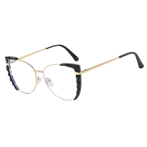 Gafas Elegantes Retro de Montura Grande Unisex con Lentes Profesionales de Bloqueo de Luz Azul, Diseño Único y Moderno de Ojo de Gato, Venta al por Mayor TR90 - Product Image 6