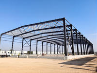 Edificio de Acero, Almacén, Estructura de Acero Prefabricada, Construcción Moderna de Estructura de Acero, Almacén Logístico