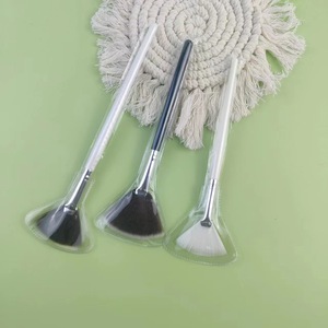 Brocha <span class=keywords><strong>de</strong></span> <span class=keywords><strong>Maquillaje</strong></span> Personalizada en Forma <span class=keywords><strong>de</strong></span> Abanico PARA EL Manejo <span class=keywords><strong>DE</strong></span> LA Piel, Esencia Líquida Rejuvenecedora, Mango Cómodo, Herramientas <span class=keywords><strong>de</strong></span> <span class=keywords><strong>Maquillaje</strong></span> <span class=keywords><strong>de</strong></span> Belleza - Product Image 3