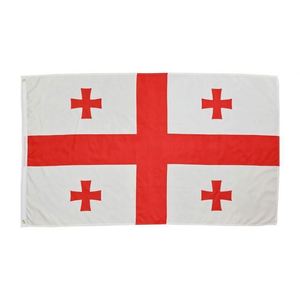 Wholesale 2026 Custom Logo Portable Flying Style Georgia National <b>Flag</b> Custom Polyester 3x5 FT with 2 Grommets - Product Image 2