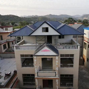Kleur-Gecoate Zink Pvc Gegalvaniseerde Stalen Golfplaten Dakpannen Traditionele Asa Gebouw Dakpanelen Voor Residentiële Tempels