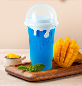 <span class=keywords><strong>TIK</strong></span> <span class=keywords><strong>TOK</strong></span> Magic Slushy Maker Squeeze Cup Slushie Maker, fabricante <span class=keywords><strong>de</strong></span> batidos <span class=keywords><strong>de</strong></span> leche casero taza <span class=keywords><strong>de</strong></span> refrigeración Squee DIY - Product Image 6